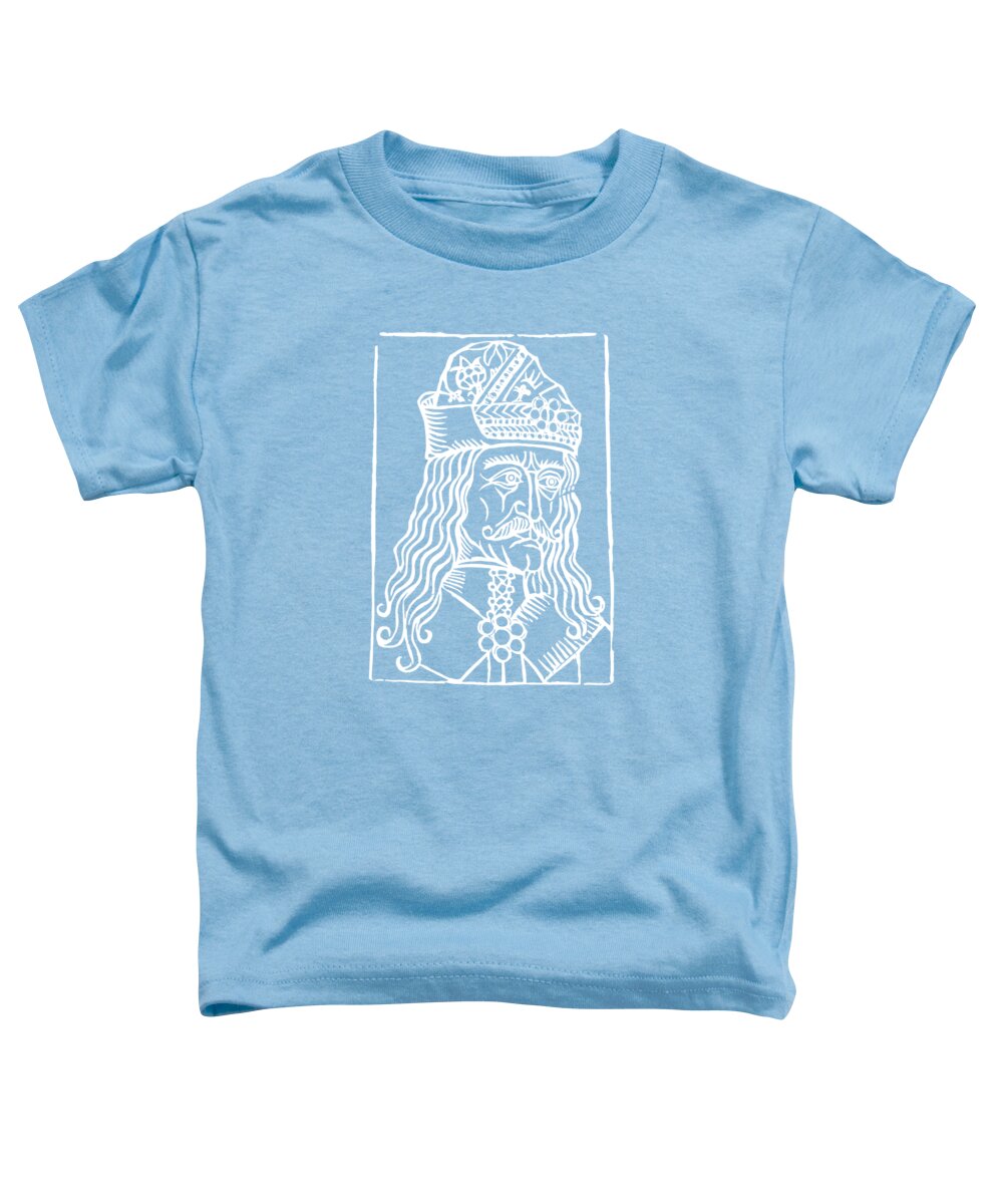 Vlad Tepes Dracula Woodcut - Toddler T-Shirt