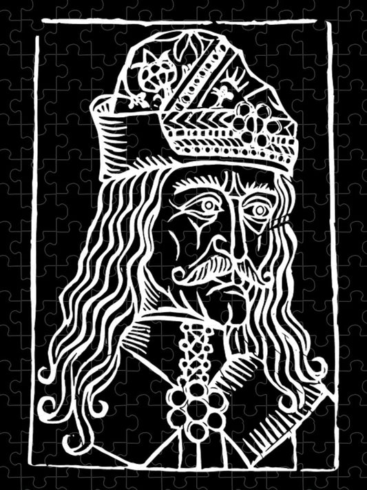 Vlad Tepes Dracula Woodcut - Puzzle