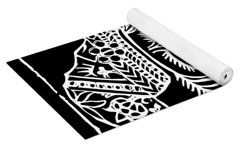 Vlad Tepes Dracula Woodcut - Yoga Mat