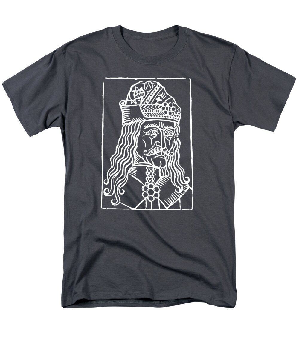 Vlad Tepes Dracula Woodcut - Men's T-Shirt (Regular Fit)