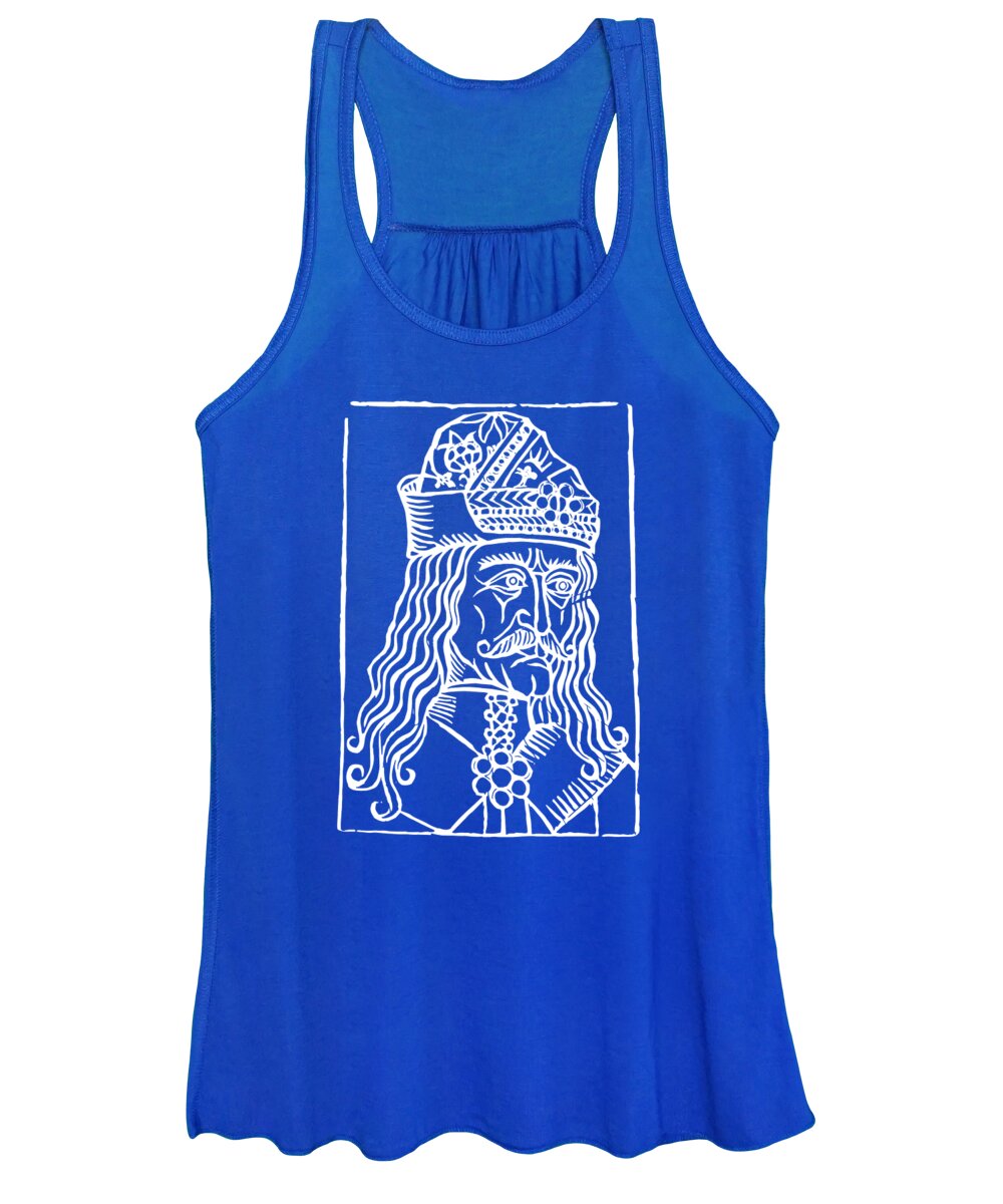 Vlad Tepes Dracula Woodcut - Women's Tank Top