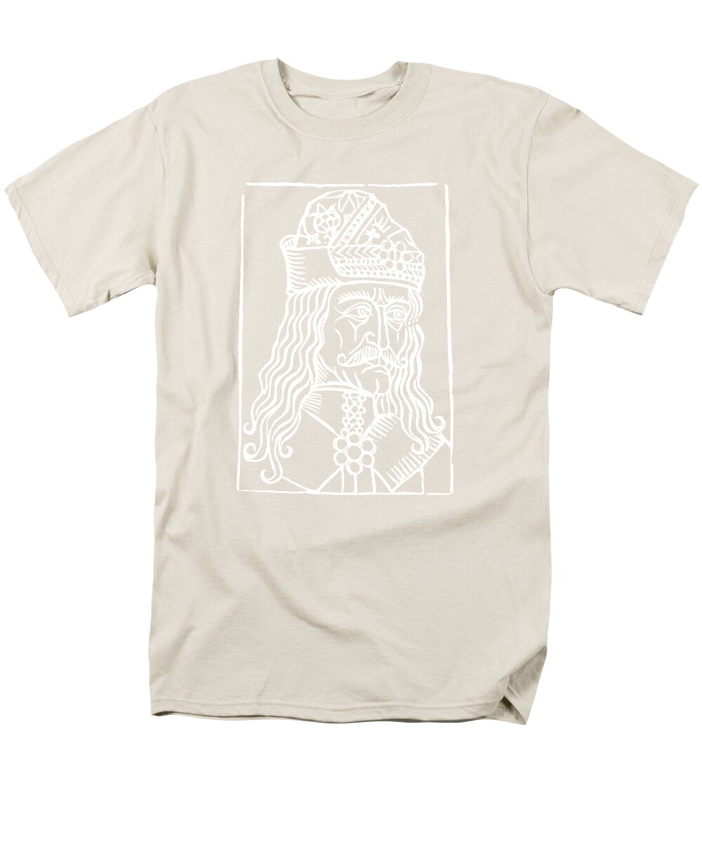 Vlad Tepes Dracula Woodcut - Men's T-Shirt (Regular Fit)