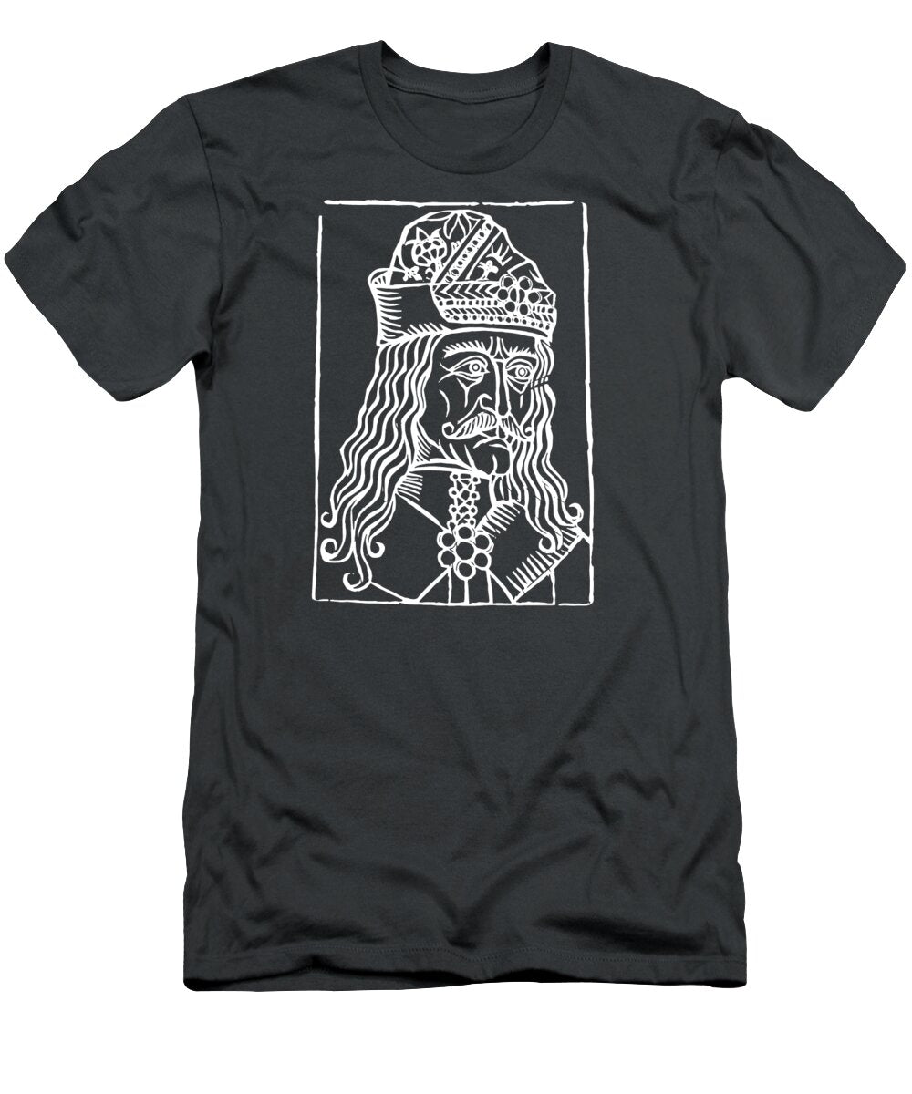 Vlad Tepes Dracula Woodcut - T-Shirt