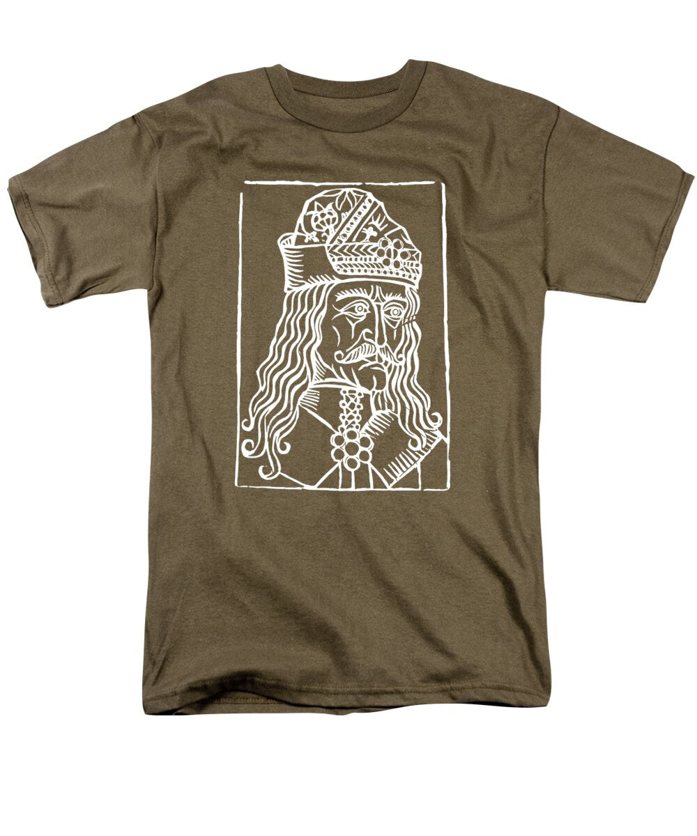 Vlad Tepes Dracula Woodcut - Men's T-Shirt (Regular Fit)