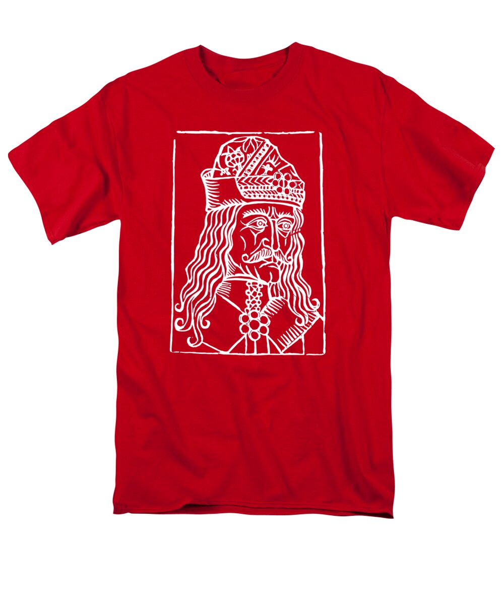 Vlad Tepes Dracula Woodcut - Men's T-Shirt (Regular Fit)