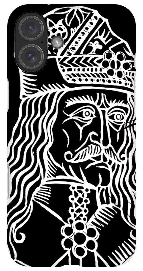 Vlad Tepes Dracula Woodcut - Phone Case