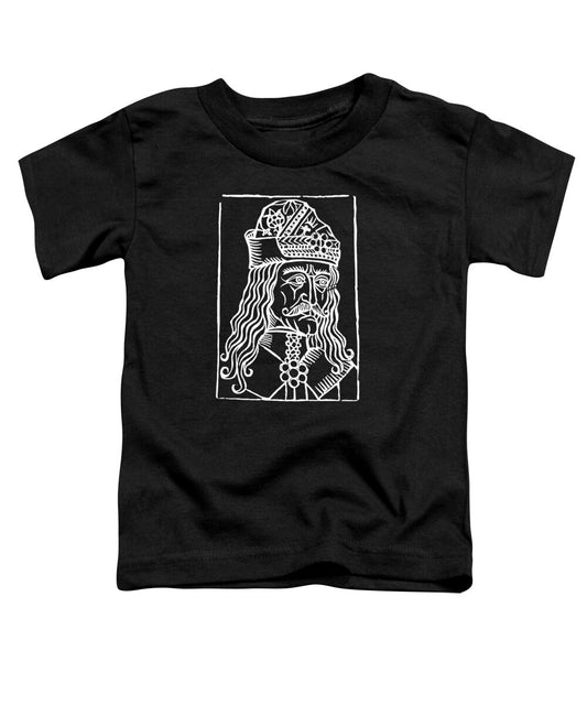 Vlad Tepes Dracula Woodcut - Toddler T-Shirt