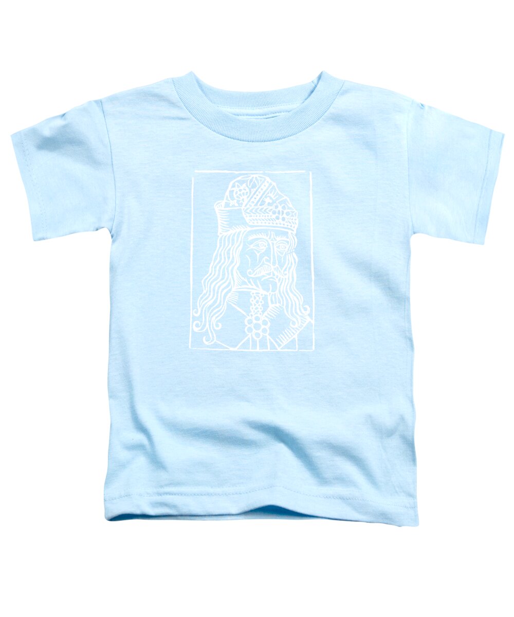 Vlad Tepes Dracula Woodcut - Toddler T-Shirt