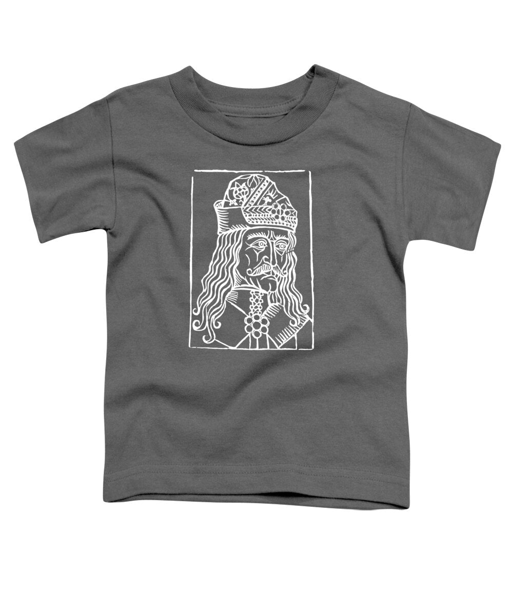 Vlad Tepes Dracula Woodcut - Toddler T-Shirt