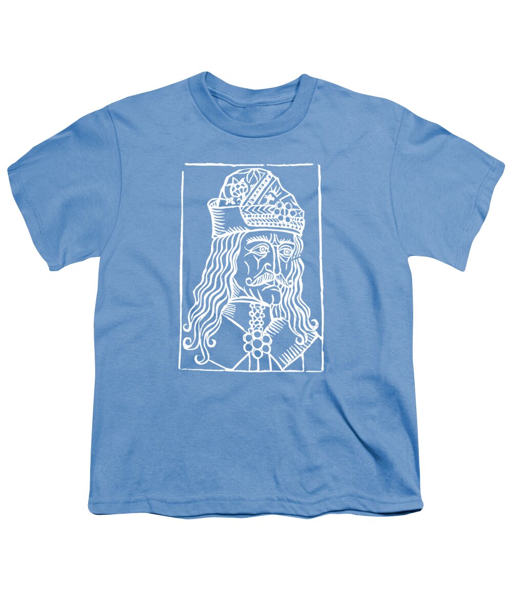 Vlad Tepes Dracula Woodcut - Youth T-Shirt
