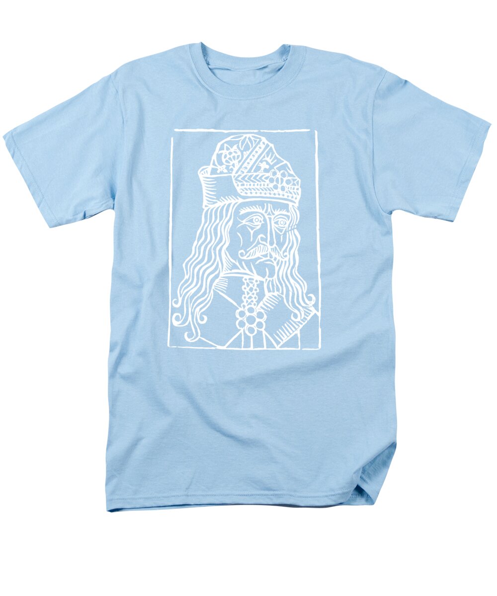 Vlad Tepes Dracula Woodcut - Men's T-Shirt (Regular Fit)