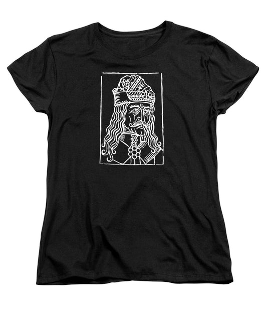 Vlad Tepes Dracula Woodcut - Women's T-Shirt (Standard Fit)