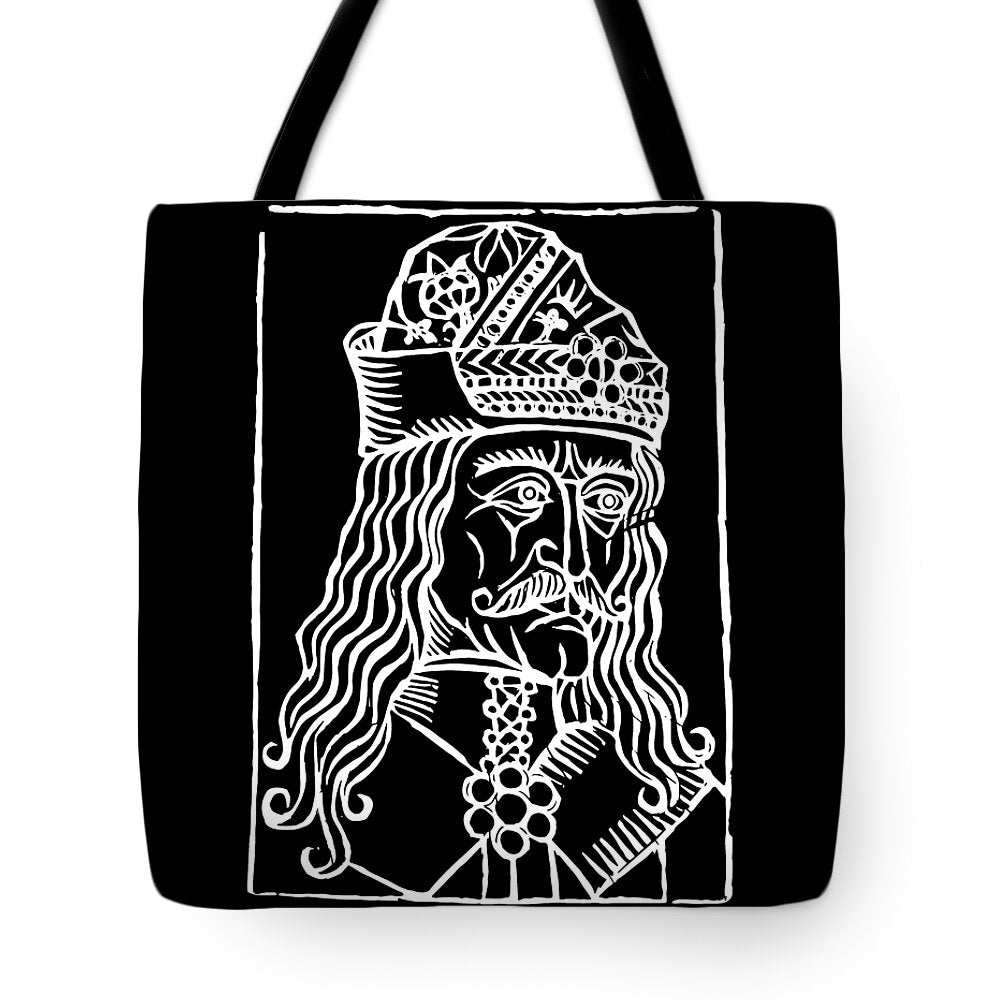 Vlad Tepes Dracula Woodcut - Tote Bag