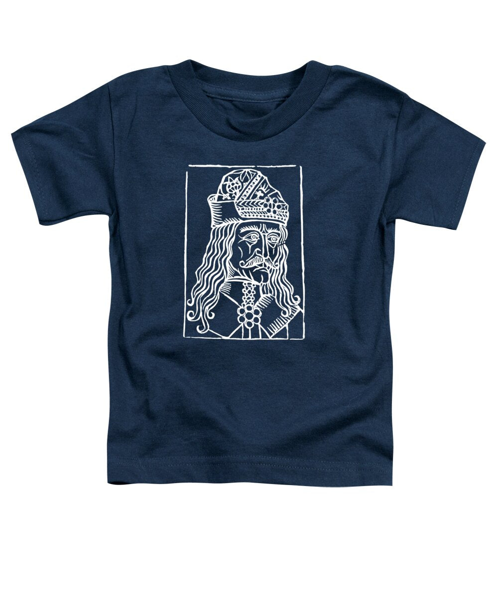Vlad Tepes Dracula Woodcut - Toddler T-Shirt