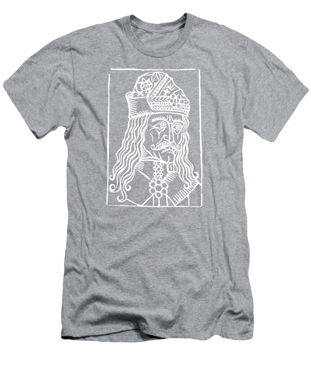 Vlad Tepes Dracula Woodcut - T-Shirt