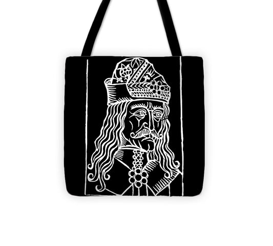 Vlad Tepes Dracula Woodcut - Tote Bag