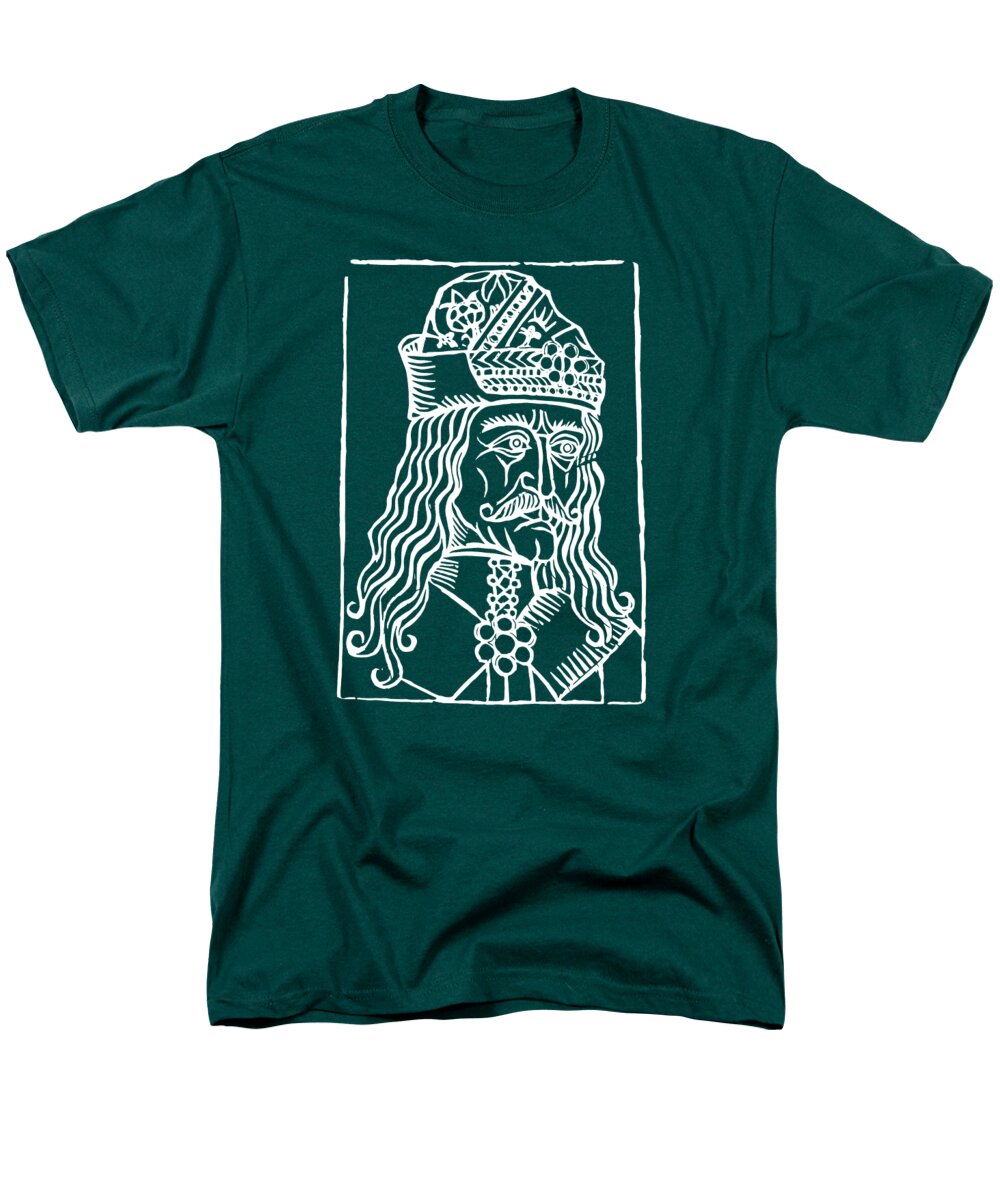 Vlad Tepes Dracula Woodcut - Men's T-Shirt (Regular Fit)