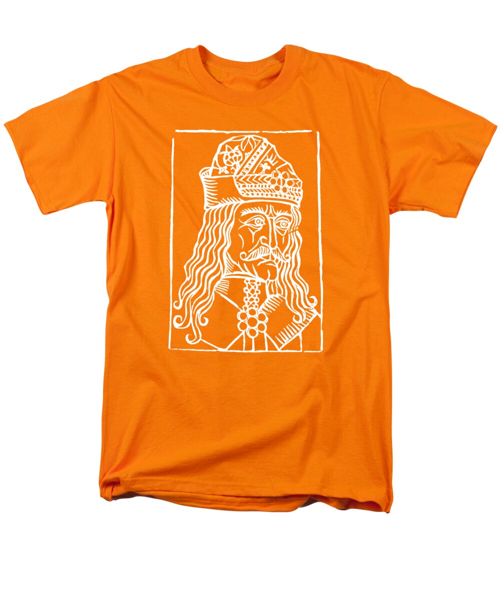 Vlad Tepes Dracula Woodcut - Men's T-Shirt (Regular Fit)