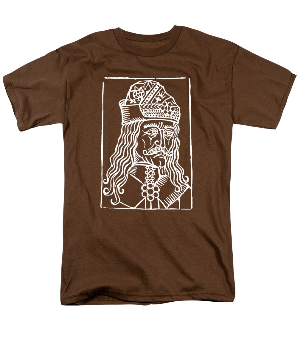 Vlad Tepes Dracula Woodcut - Men's T-Shirt (Regular Fit)