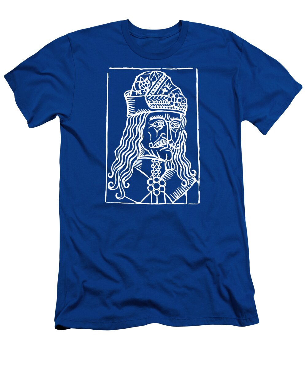 Vlad Tepes Dracula Woodcut - T-Shirt