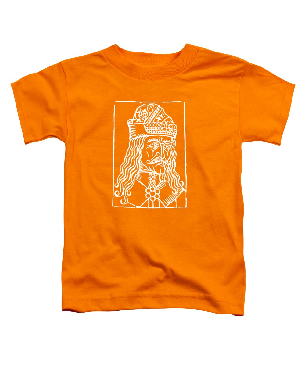 Vlad Tepes Dracula Woodcut - Toddler T-Shirt