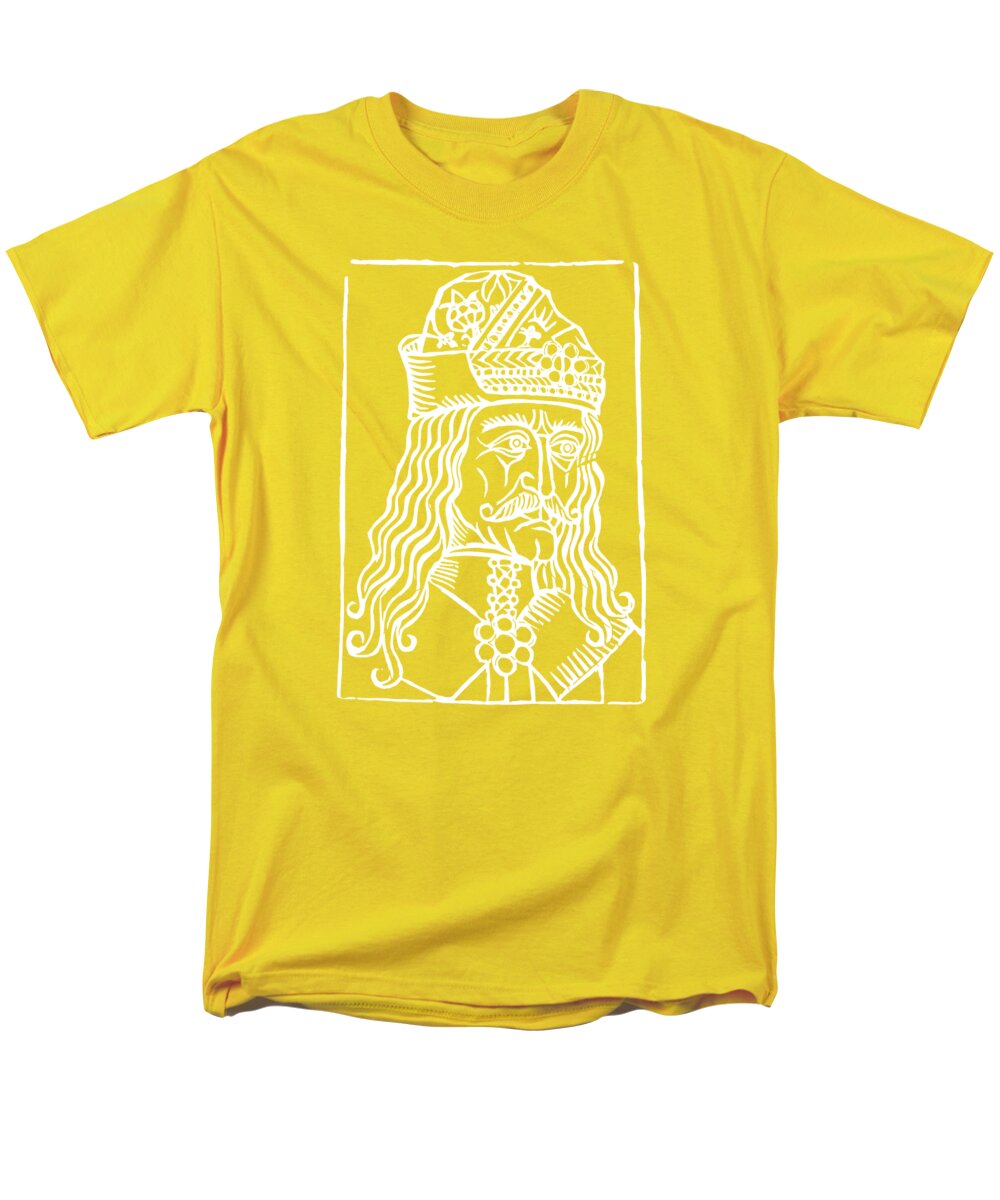 Vlad Tepes Dracula Woodcut - Men's T-Shirt (Regular Fit)