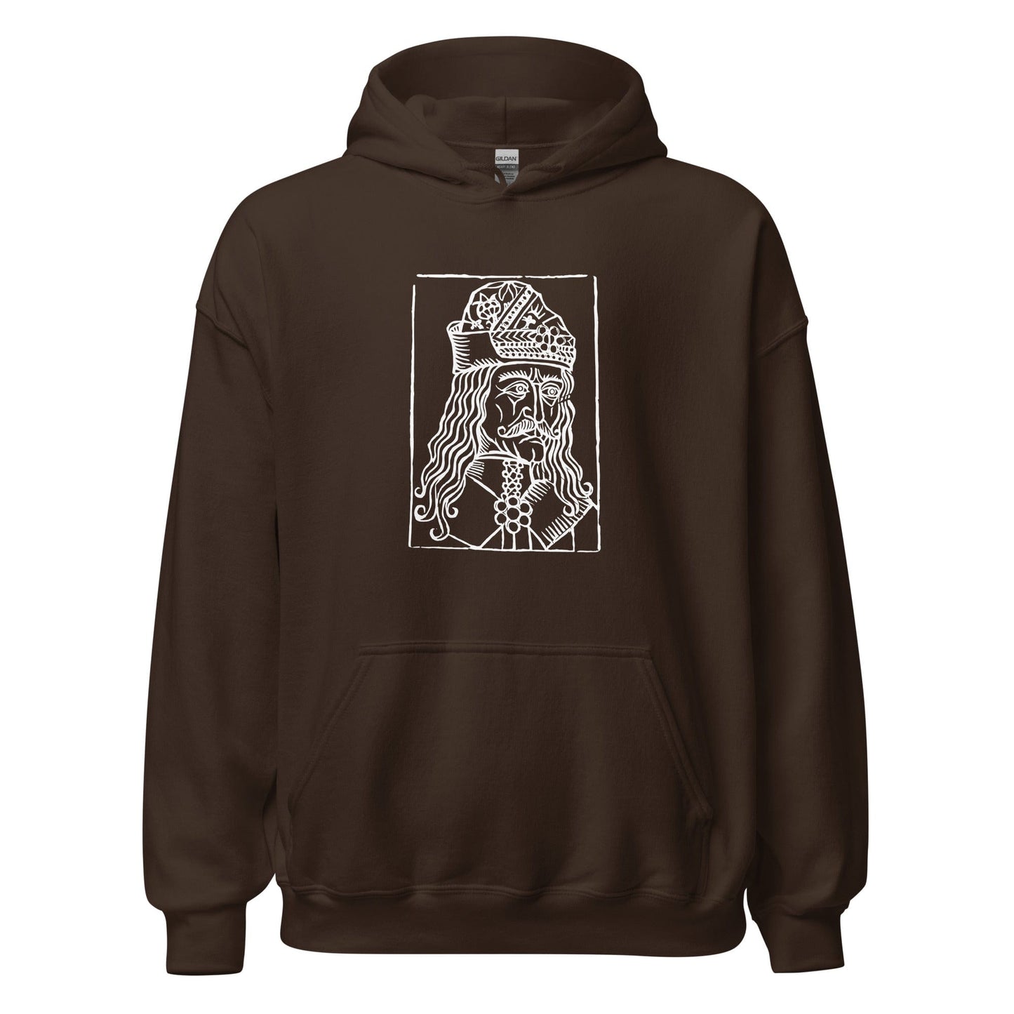 Vlad Tepes Unisex Hoodie Dark Chocolate / S