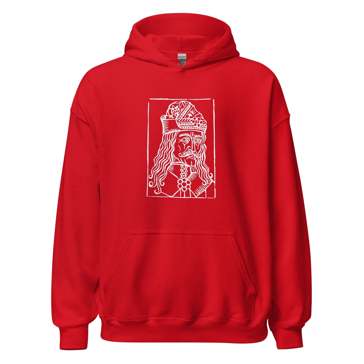 Vlad Tepes Unisex Hoodie Red / S