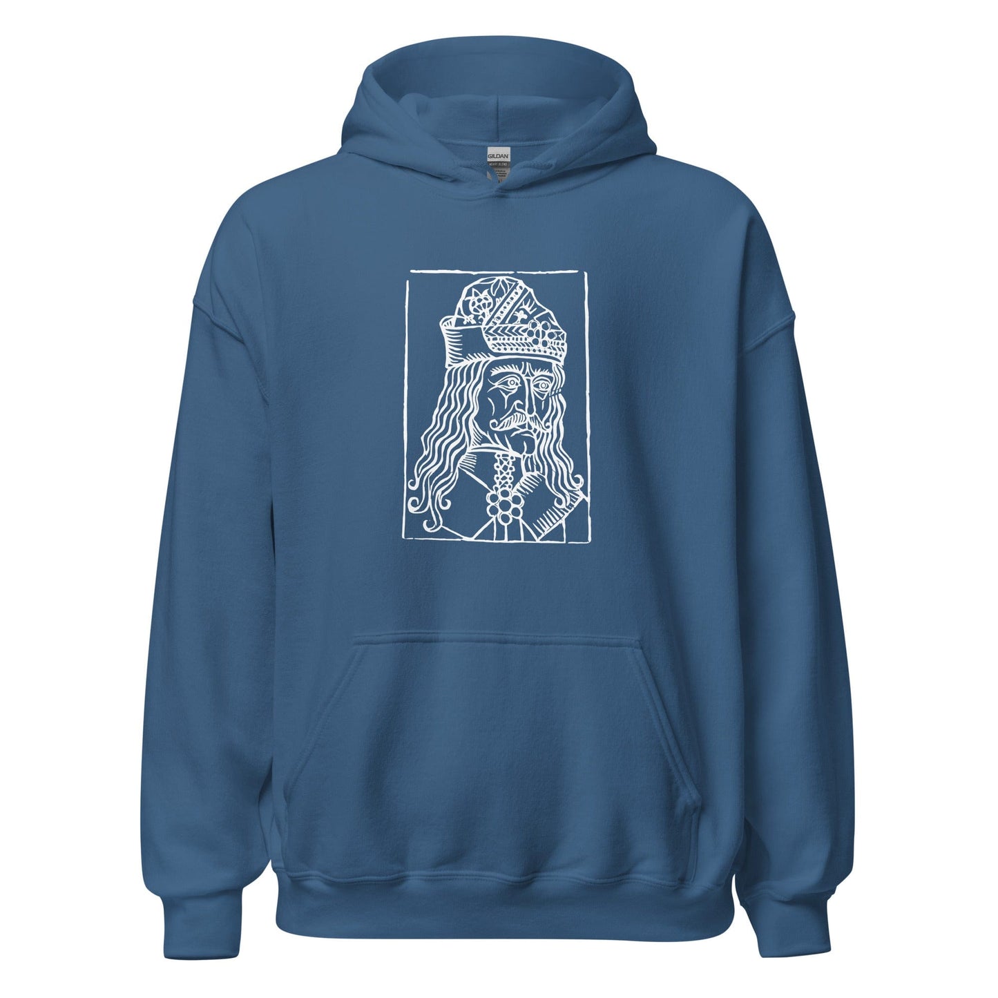 Vlad Tepes Unisex Hoodie Indigo Blue / S