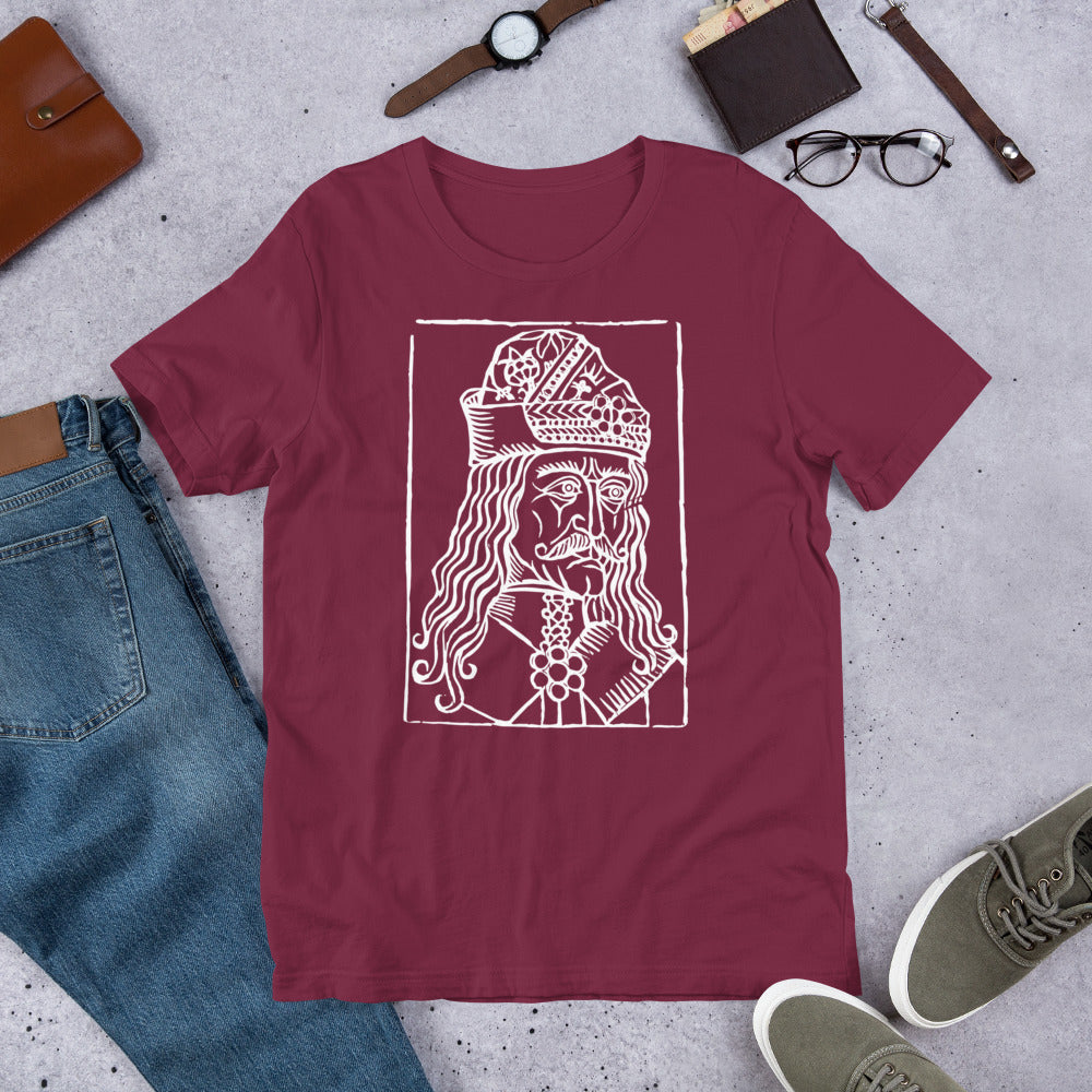 Vlad The Impaler T-shirt Maroon / XS
