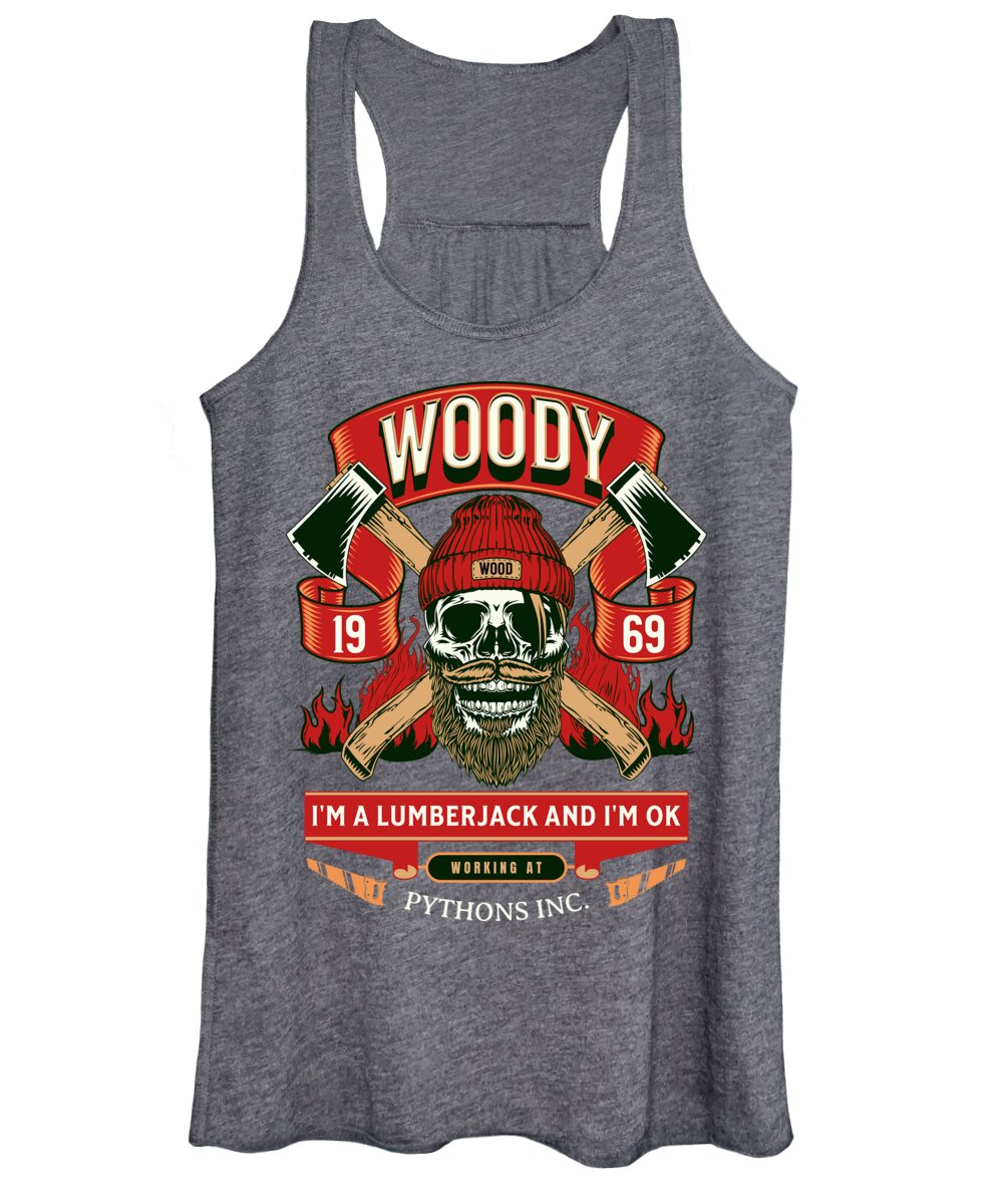 Woody the Lumberjack - Women's Tank Top