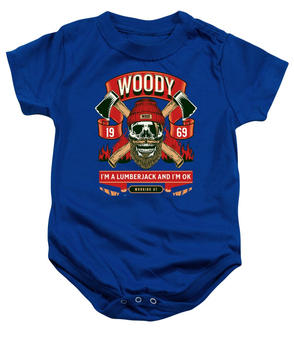 Woody the Lumberjack - Baby Onesie
