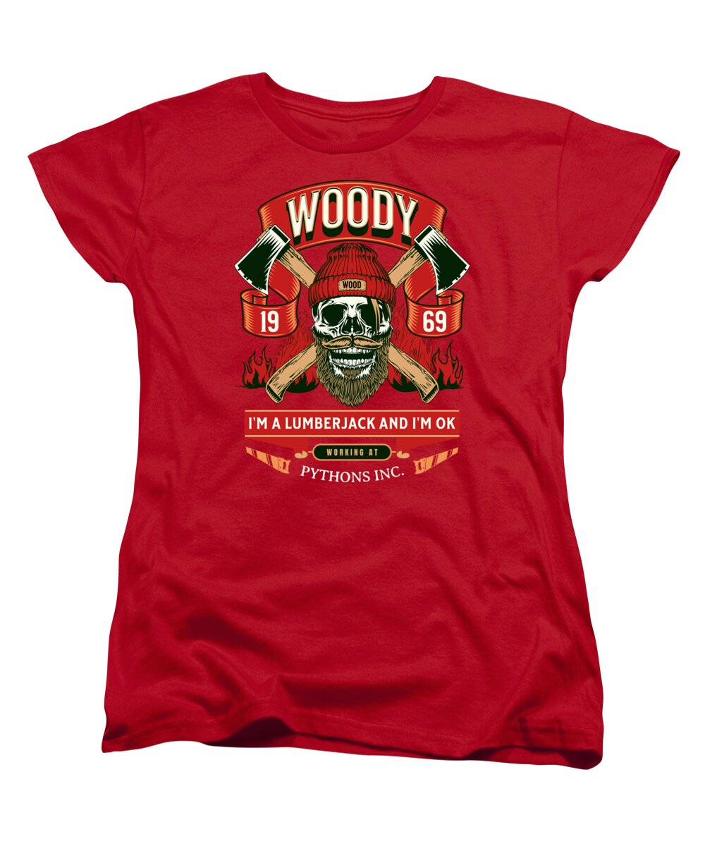 Woody the Lumberjack - Women's T-Shirt (Standard Fit)