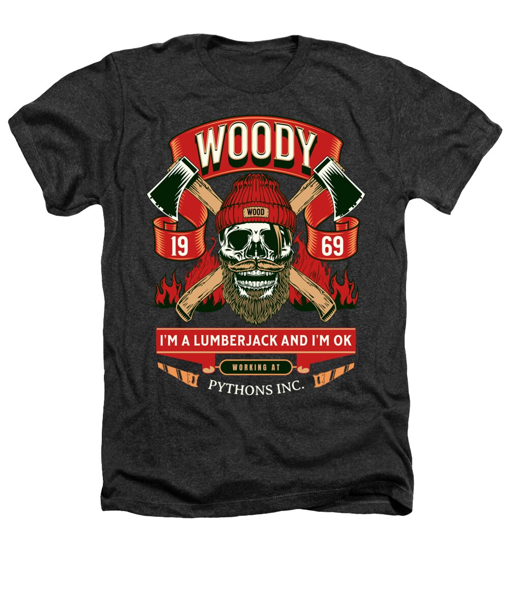 Woody the Lumberjack - Heathers T-Shirt
