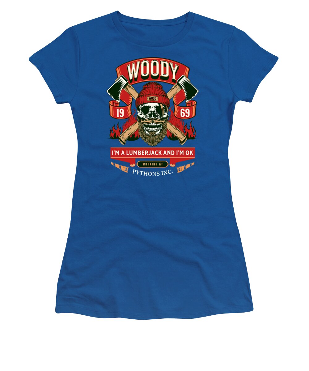 Woody the Lumberjack - Women's T-Shirt