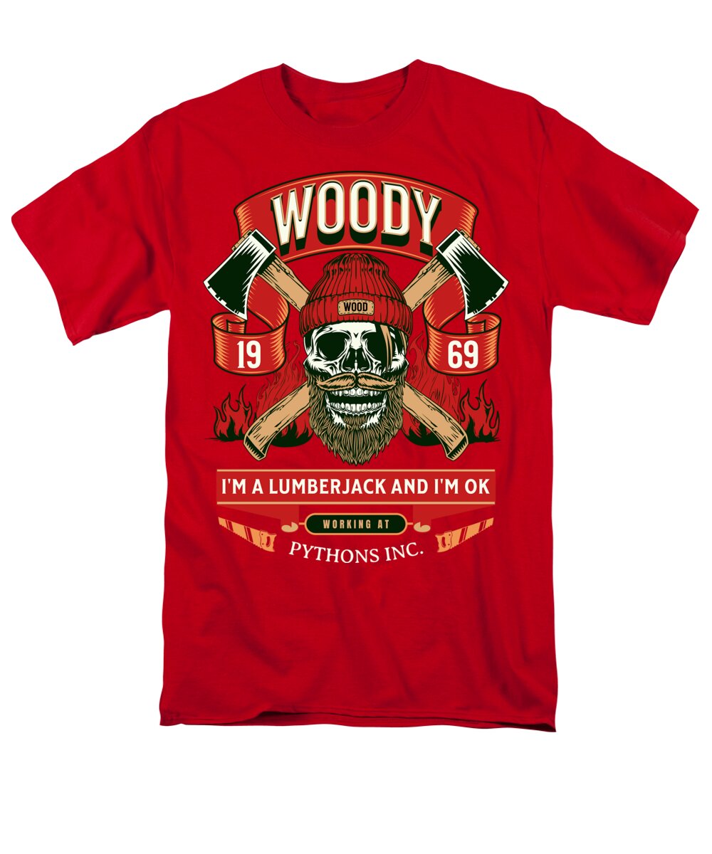 Woody the Lumberjack - Men's T-Shirt (Regular Fit)