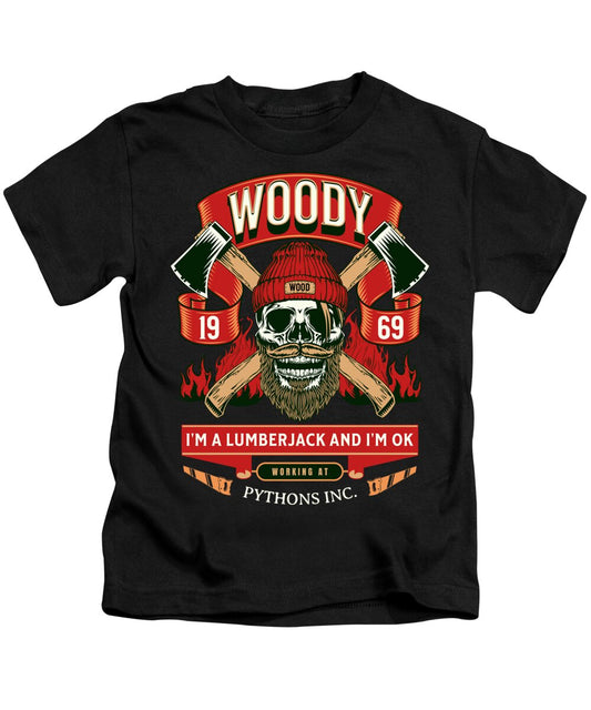 Woody the Lumberjack - Kids T-Shirt