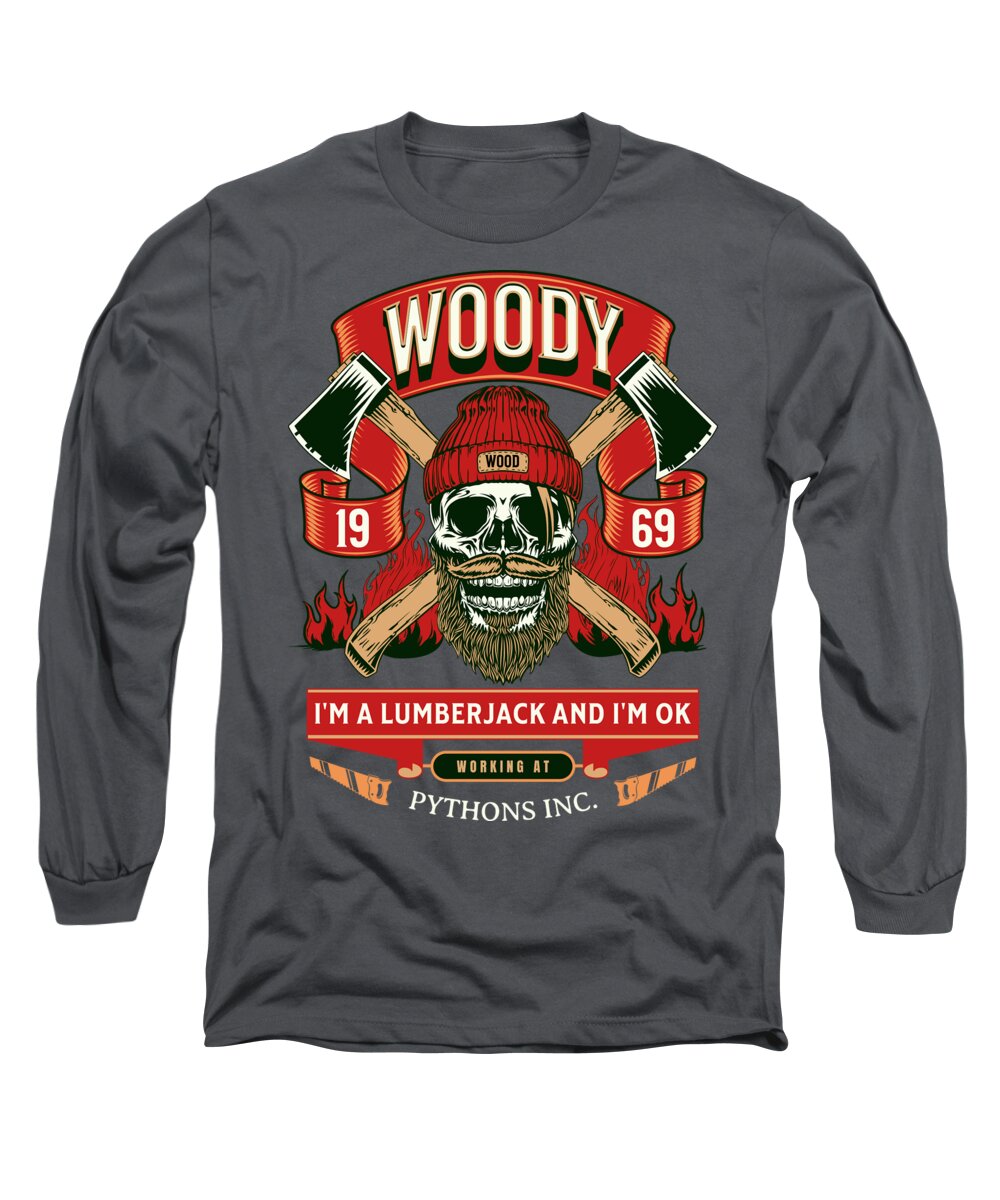 Woody the Lumberjack - Long Sleeve T-Shirt
