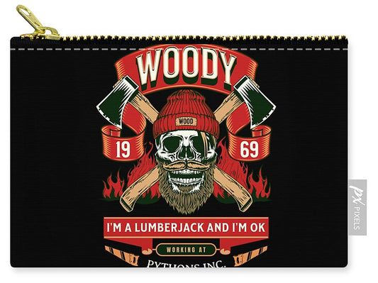 Woody the Lumberjack - Zip Pouch
