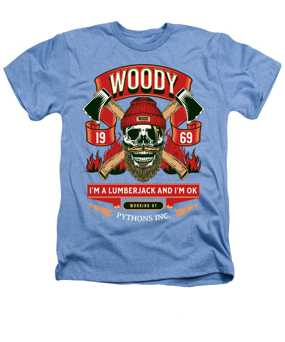 Woody the Lumberjack - Heathers T-Shirt