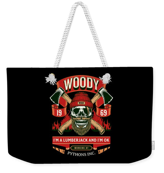 Woody the Lumberjack - Weekender Tote Bag