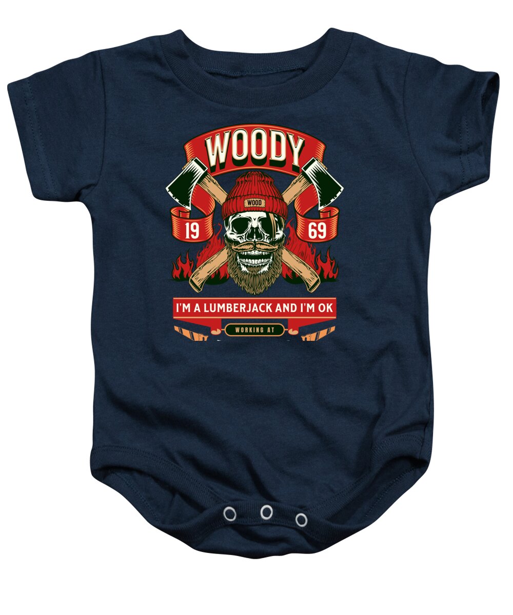 Woody the Lumberjack - Baby Onesie