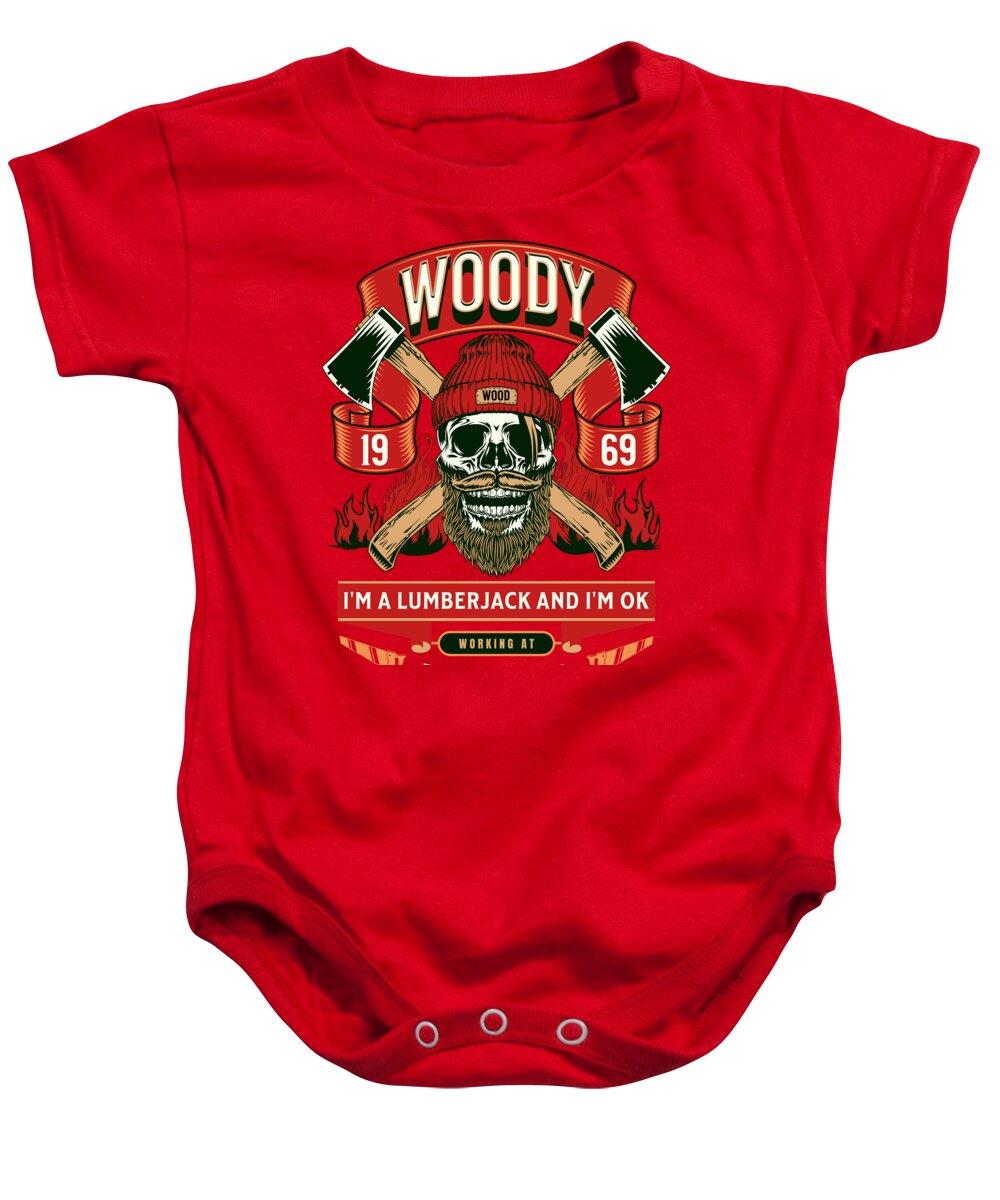 Woody the Lumberjack - Baby Onesie