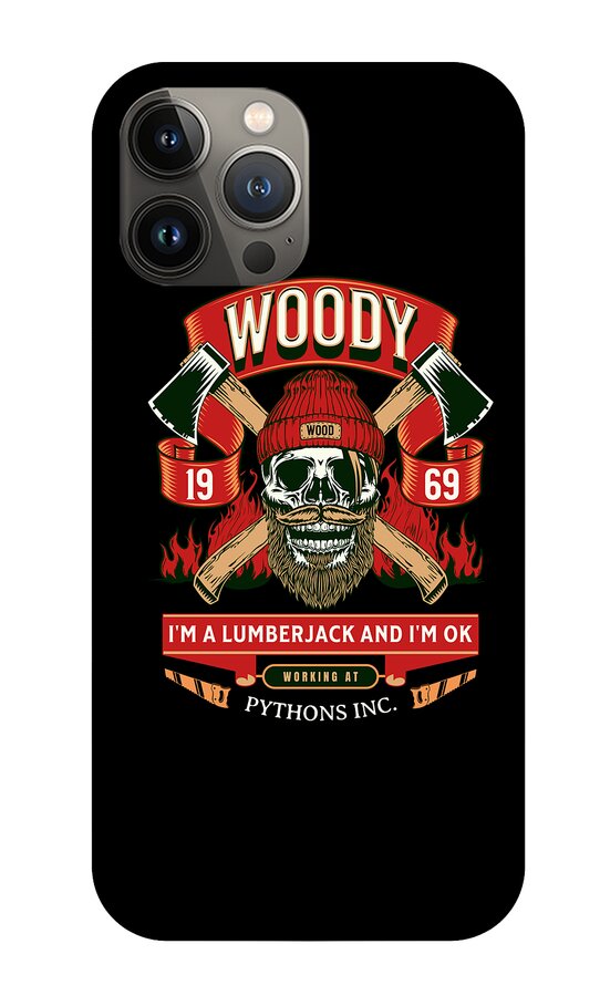Woody the Lumberjack - Phone Case