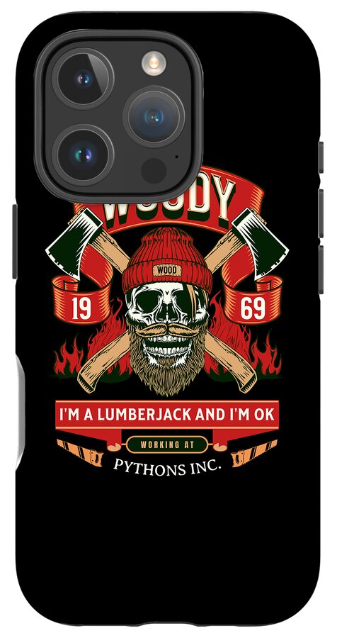 Woody the Lumberjack - Phone Case