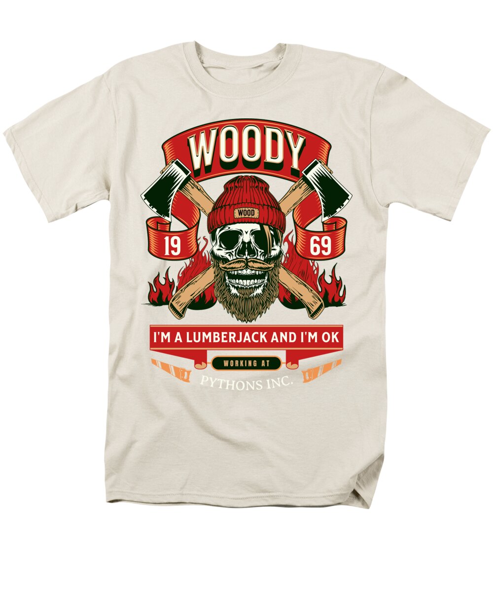 Woody the Lumberjack - Men's T-Shirt (Regular Fit)