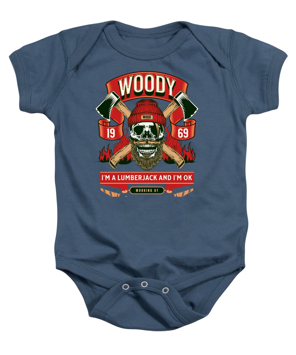 Woody the Lumberjack - Baby Onesie