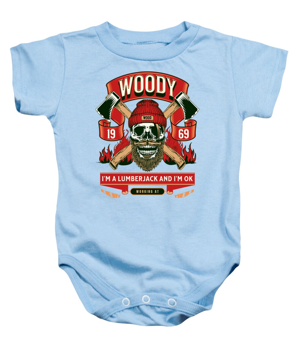 Woody the Lumberjack - Baby Onesie