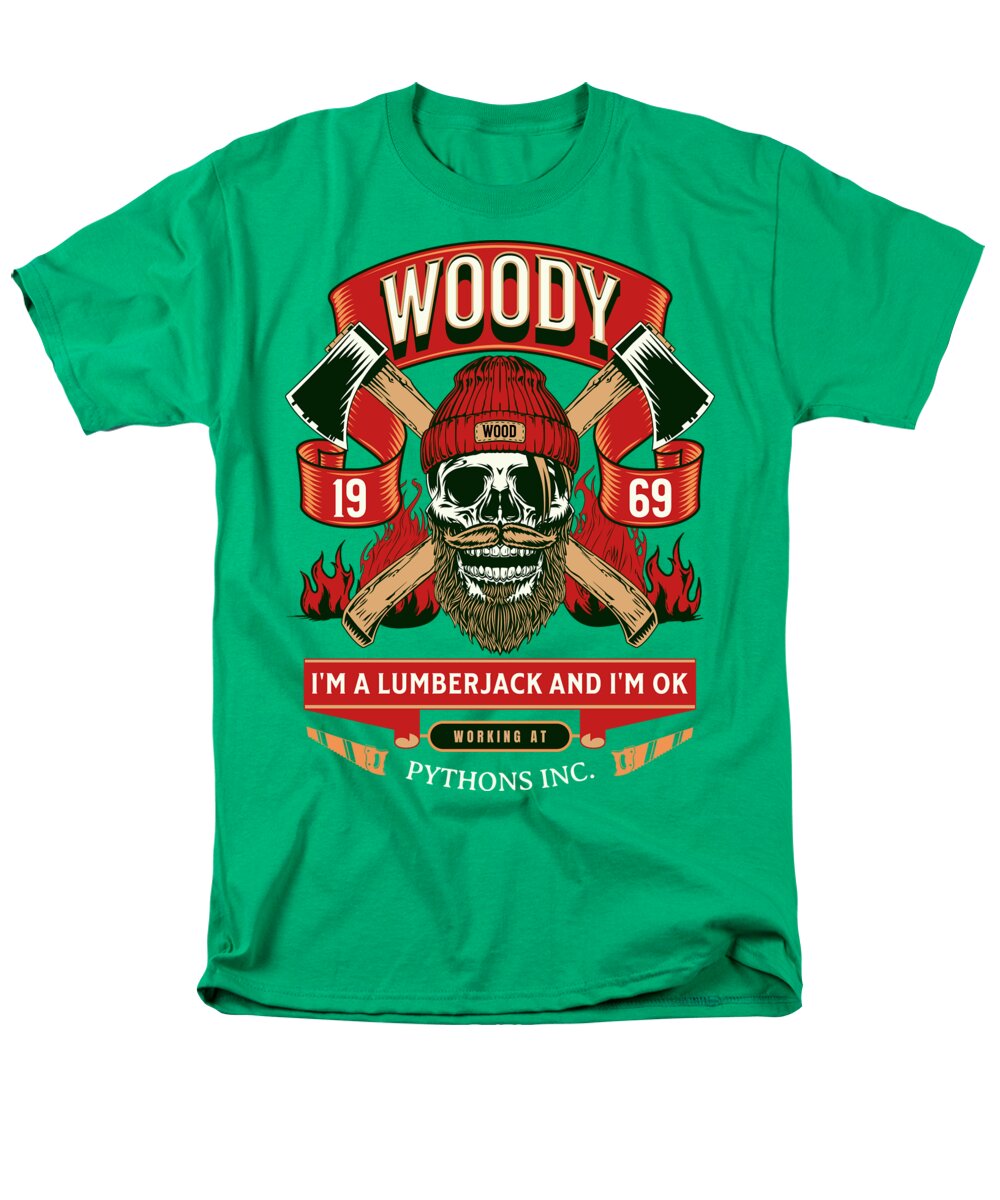 Woody the Lumberjack - Men's T-Shirt (Regular Fit)