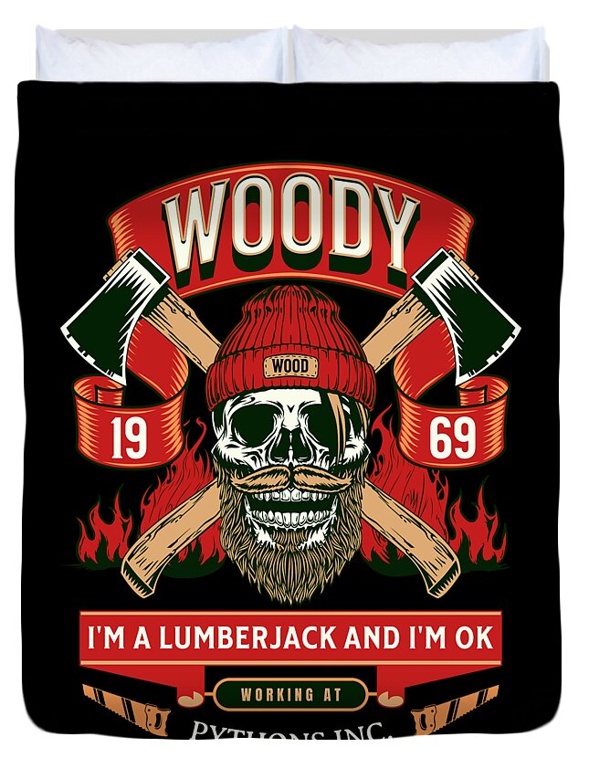 Woody the Lumberjack - Duvet Cover